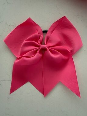 24 Cheer Pink Hair Bows with Elastic - New in packaging - Cheerleading Y2K Dance